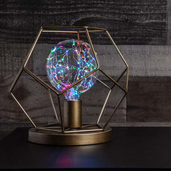 G95 LEDimagine TM Fairy Globe Light Bulb, RGB Color Change