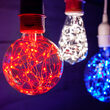 G80 LEDimagine TM Fairy Globe Light Bulb, Blue