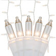 Curtain Lights, 65" Drops, Clear Mini Lights, White Wire
