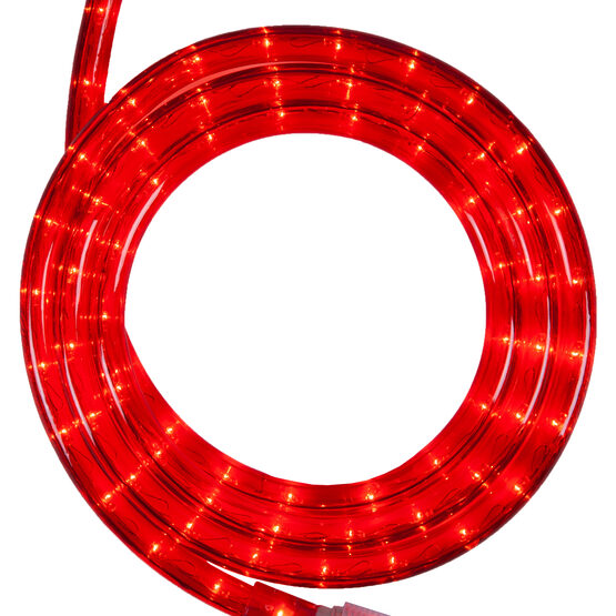 18' Red Rope Light, 120 Volt, 1/2"