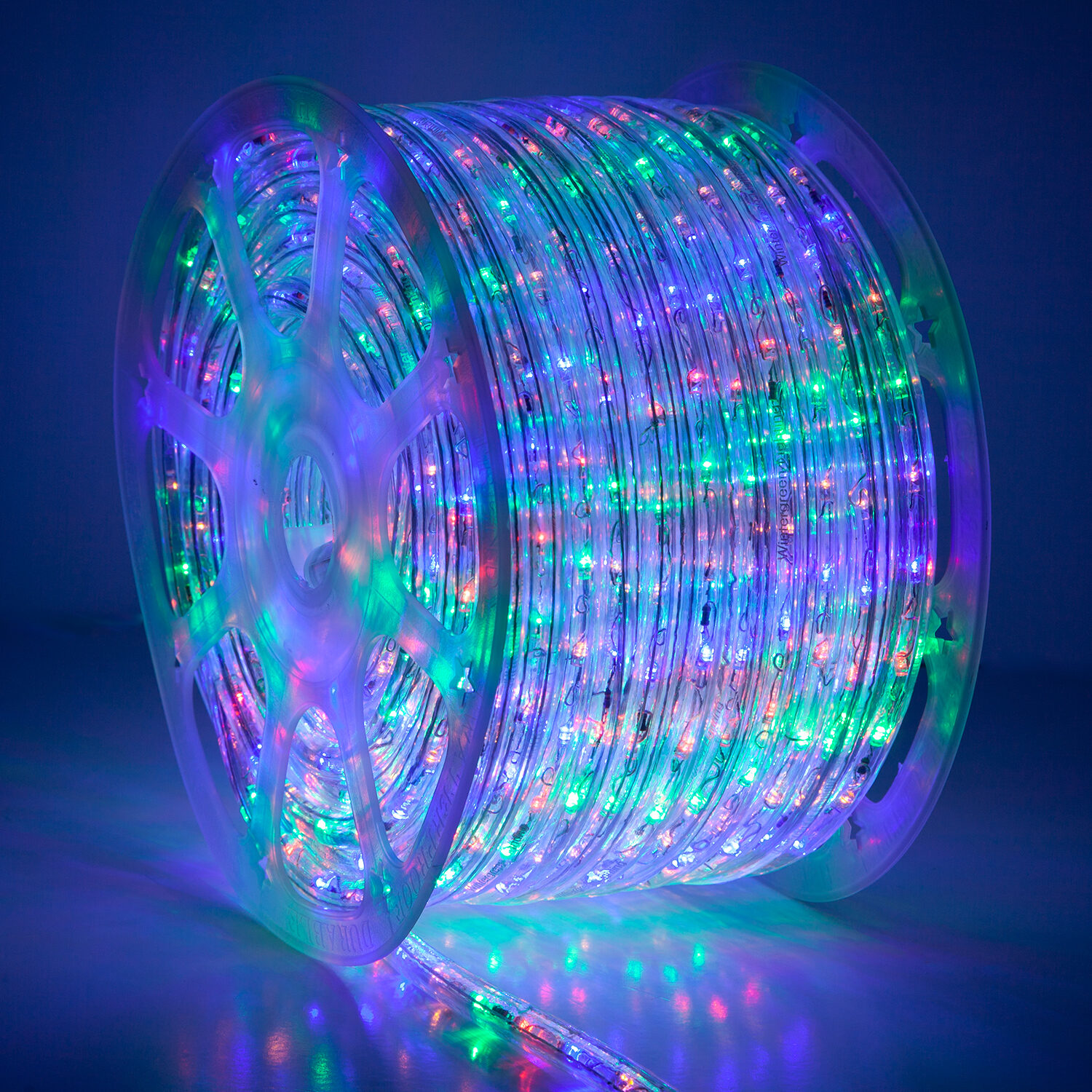 blue led rope lights 120 volt