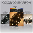 Warm White LED Christmas Lights, 50 ct, 5MM Mini, Outdoor