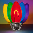 C9 Shatterproof FlexFilament Vintage LED Light Bulb, Multicolor