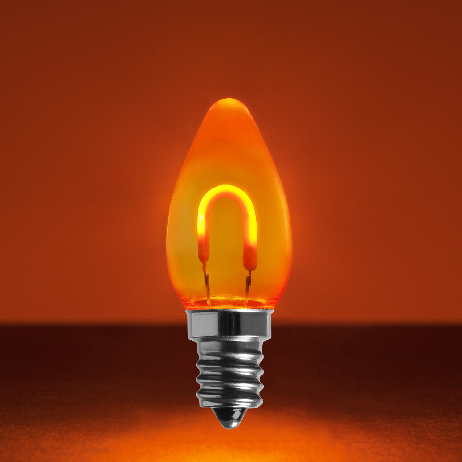 c7 led flame bulb