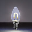C7 Shatterproof FlexFilament Vintage LED Light Bulb, Cool White