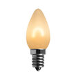 C7 FlexFilament Vintage LED Light Bulb, Warm White, Satin Glass