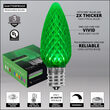 OptiCore C9 Commercial LED String Lights, Green, 25 Lights, 25'