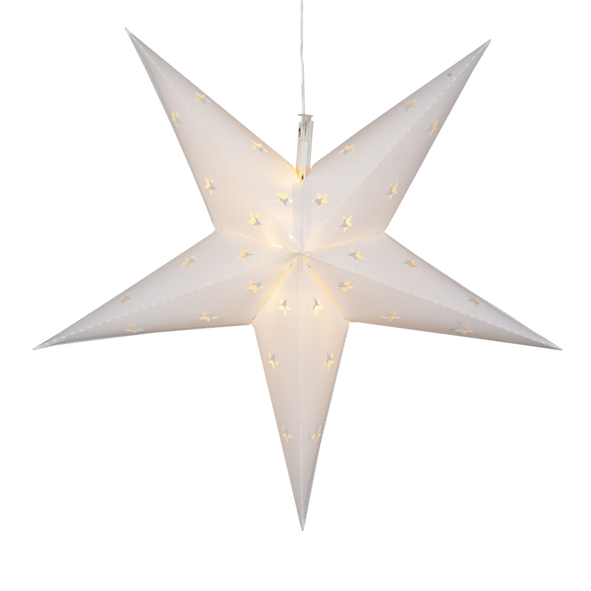 White LED Moravian Star - Wintergreen Corporation