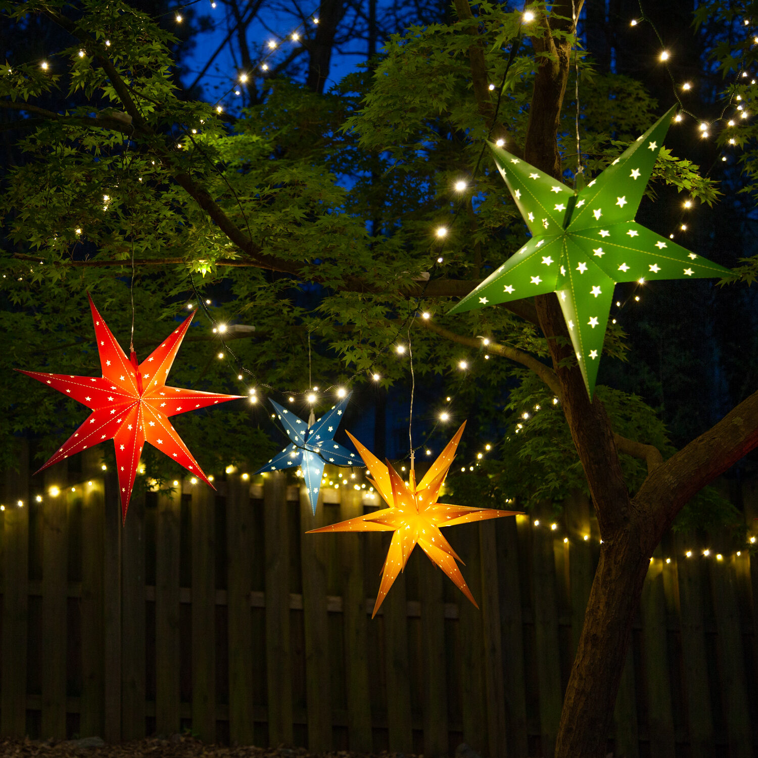 Outdoor star store lantern