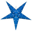 18" Blue Aurora Superstar TM 5 Point Star Lantern, Fold-Flat, LED Lights 
