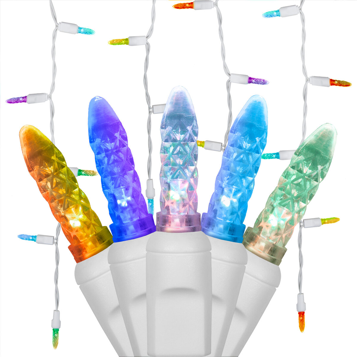 multicolor color changing led icicle lights