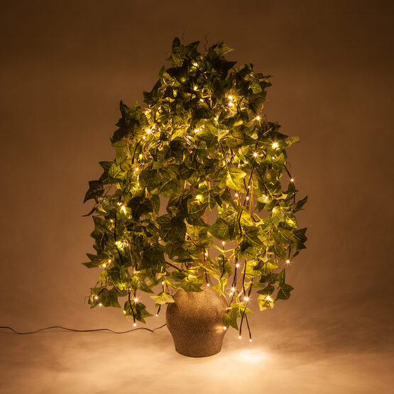 36" Brown Falling Willow LED Lighted Branches, Warm White Lights, 1 pc
