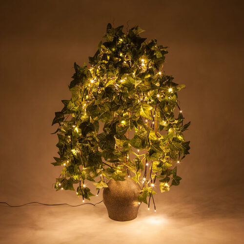 36" Brown Falling Willow LED Lighted Branches, Warm White Lights, 1 pc
