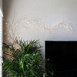 118" White Climbing Vine LED Lighted Branches, Warm White Lights, 1 pc