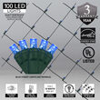 4' x 6' 5mm LED Net Lights, Blue, Green Wire