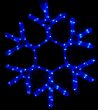 24" LED Snowflake Motif, Blue Lights 