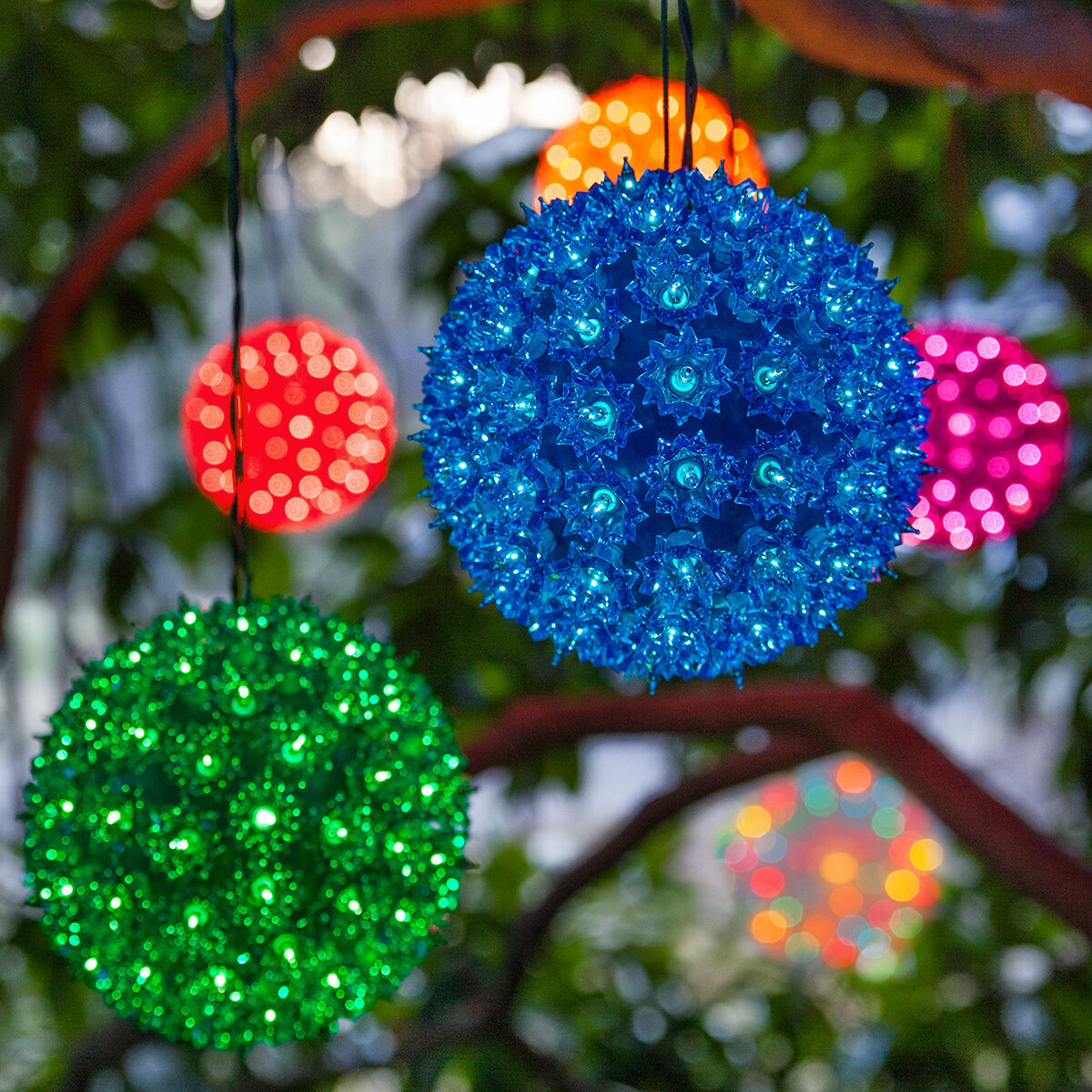 Outdoor tree sphere deals lights