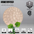 7.5" Light Sphere Stake, Clear