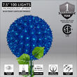 7.5" Light Sphere Stake, Blue