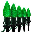 OptiCore C9 LED Walkway Lights, Green, 4.5" Stakes, 25'