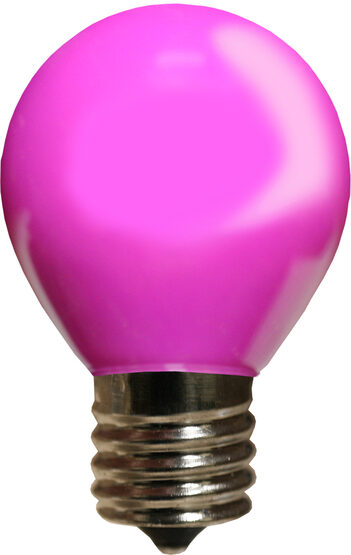 S11 Colored Party Bulbs, Purple Opaque
