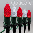 OptiCore C7 LED Walkway Lights, Cool White / Red, 4.5" Stakes, 50'