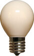 S11 Patio Light Bulbs, White Opaque