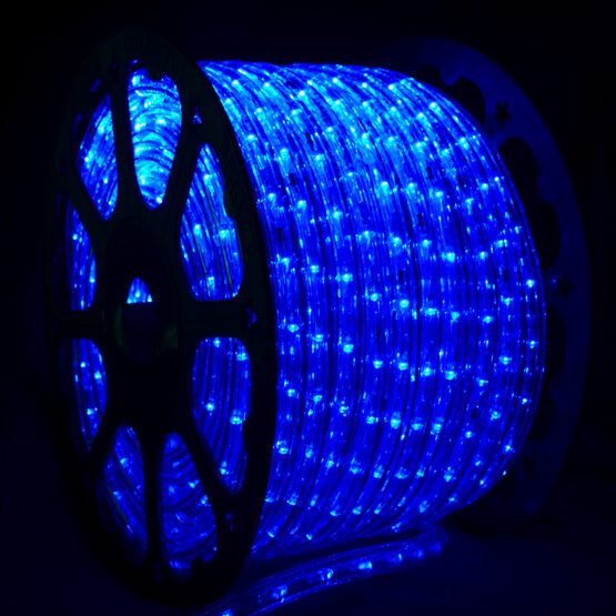Blue LED Rope Light, 120 Volt - Yard Envy