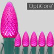 OptiCore C9 Commercial LED String Lights, Pink, 25 Lights, 25'