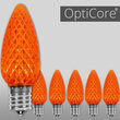 C9 OptiCore LED Light Bulbs, Amber / Orange