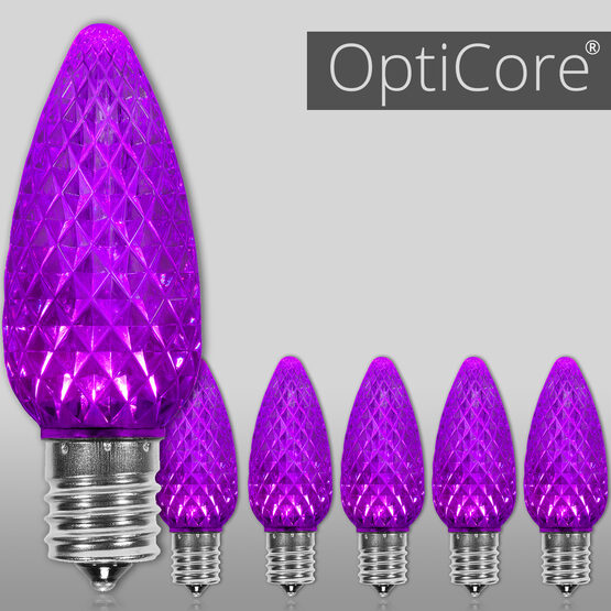 C9 OptiCore<sup>&reg</sup> LED Light Bulbs, Purple