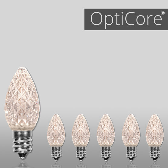 C7 OptiCore LED Light Bulbs, Warm White