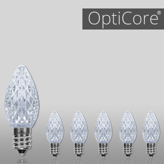C7 OptiCore<sup>&reg</sup> LED Light Bulbs, Cool White