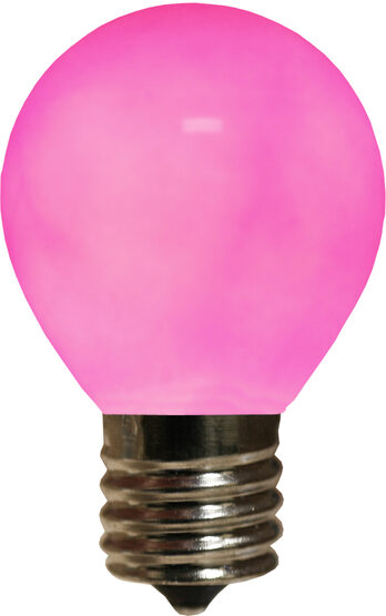 S11 Colored Party Bulbs, Purple Opaque