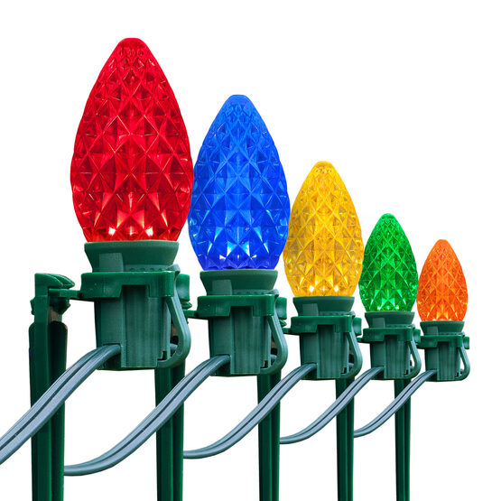 OptiCore C7 LED Walkway Lights, Multicolor, 7.5" Stakes, 100'
