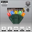 26' SoftTwinkle TM Wide Angle LED Mini Lights, Multicolor