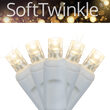 17' SoftTwinkle TM Wide Angle LED Mini Lights, Warm White