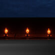 FlexFilament C7 Commercial Shatterproof Vintage LED String Lights, Amber, 15 Lights, 15'