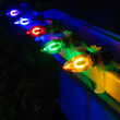 FlexFilament C7 Commercial Shatterproof Vintage LED String Lights, Multicolor, 15 Lights, 15'