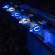 FlexFilament C7 Commercial Shatterproof Vintage LED String Lights, Blue / Cool White, 50 Lights, 50'