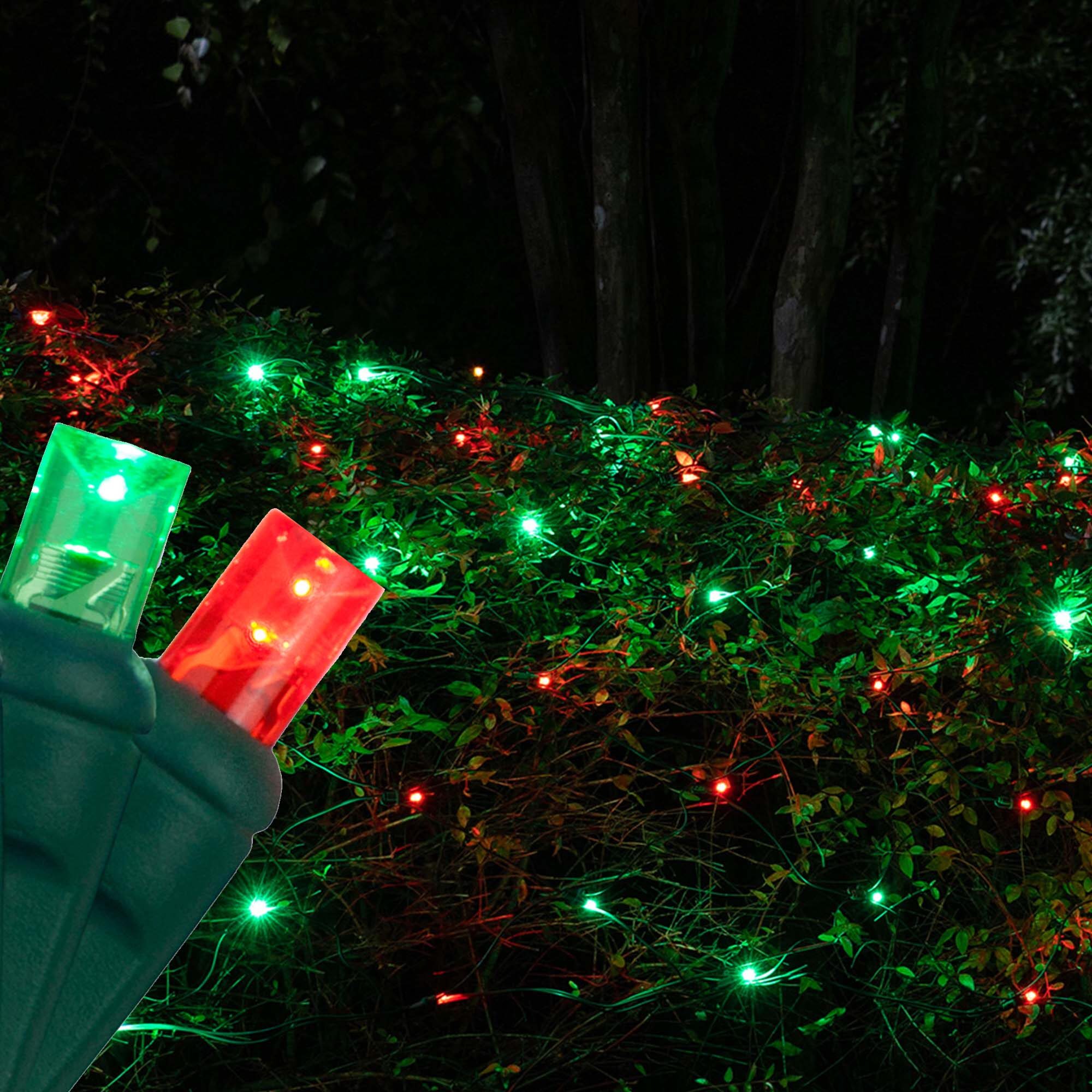 green led net lights