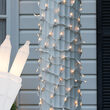 Column Wrap Lights, 6" x 15', White Frost, White Wire