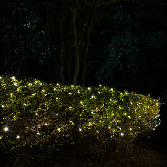 4' x 6' 5mm SoftTwinkle LED Net Lights, Warm White, Green Wire