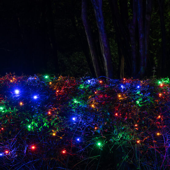 4' x 6' 5mm SoftTwinkle LED Net Lights, Multicolor, Green Wire