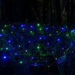 4' x 6' 5mm SoftTwinkle LED Net Lights, Blue, Green, Green Wire