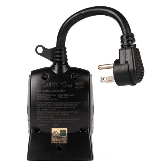 Wintergreen Lighting&reg 15 Amp Digital Outdoor Plug-In Timer