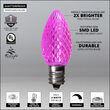 C7 LED Light Bulbs, Pink, by Kringle Traditions TM 