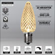 C9 LED Light Bulbs, Warm White, by Kringle Traditions TM 