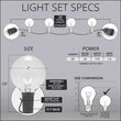 Globe String Lights, Opaque White G50 Bulbs, White Wire