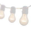 54' Outdoor Patio Light String, 24 Clear A19 Bulbs